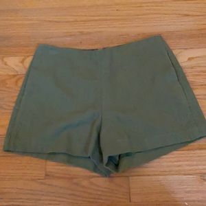 Tory Burch Green Shorts